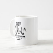 Mug Chef c'est une passion pas un travail (Devant gauche)