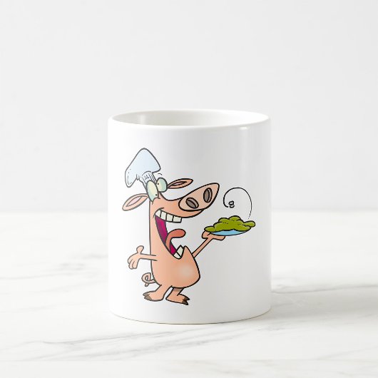 Mug Chef Cochon Avec Nourriture