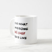 Mug chef de café, génial (Devant gauche)