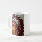 Mug Chef de coiffure amérindienne (Devant gauche)
