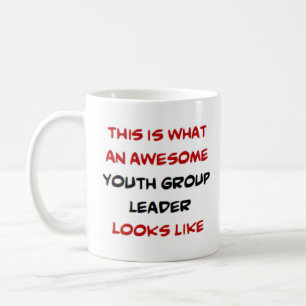 Mug chef de groupe de jeunesse génial