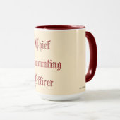 Mug "Chef de la comptabilité" (Devant droit)