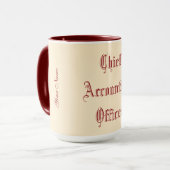 Mug "Chef de la comptabilité" (Devant gauche)