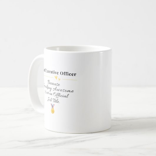 Mug Chef de la direction (Devant gauche)