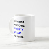 Mug chef de la petite police, génial (Devant gauche)