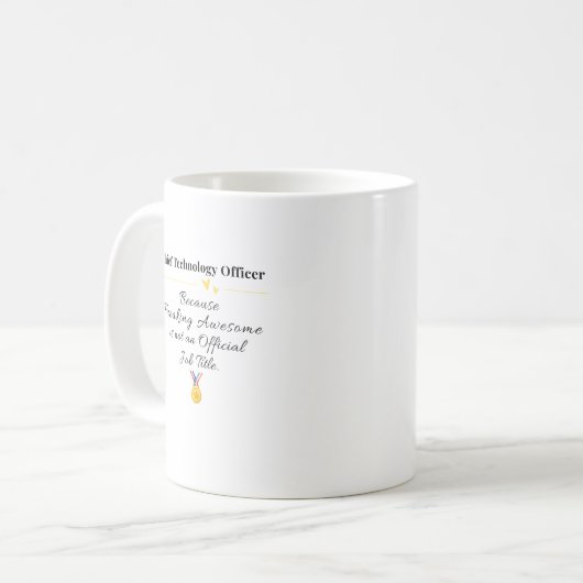 Mug Chef de la technologie (Devant gauche)