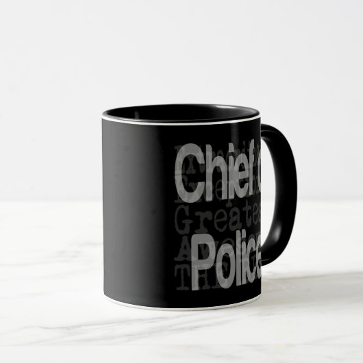 Mug Chef de police (Devant droit)