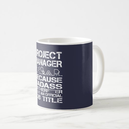 MUG CHEF DE PROJET (Devant droit)