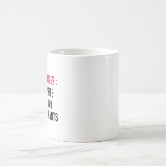 Mug Chef de projet Nous transformons le café en code e (Centre)