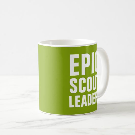 Mug Chef de scoutisme épopé (Devant droit)