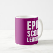 Mug Chef de scouts épique (Devant droit)