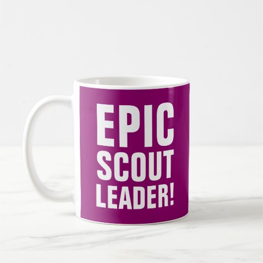 Mug Chef de scouts épique (Gauche)