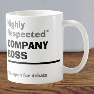 Mug Chef d'entreprise hautement respecté
