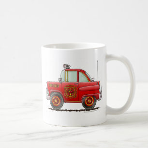 Mug Chef des pompiers de voiture de pompier de