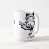 Mug Chef-d'œuvre de Grenouille Zen (Devant droit)