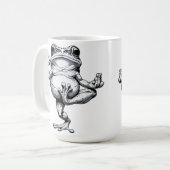 Mug Chef-d'œuvre de Grenouille Zen (Devant gauche)