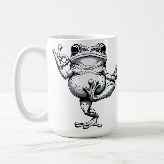 Mug Chef-d'œuvre de Grenouille Zen (Gauche)