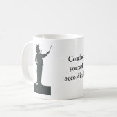 Mug Chef d'orchestre de compositeur de musique (Devant gauche)