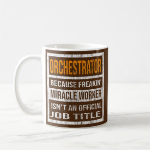 Mug Chef d'orchestre Parce que Faiseur de Miracles Hom