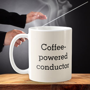 Mug Chef d'orchestre propulsé au café 