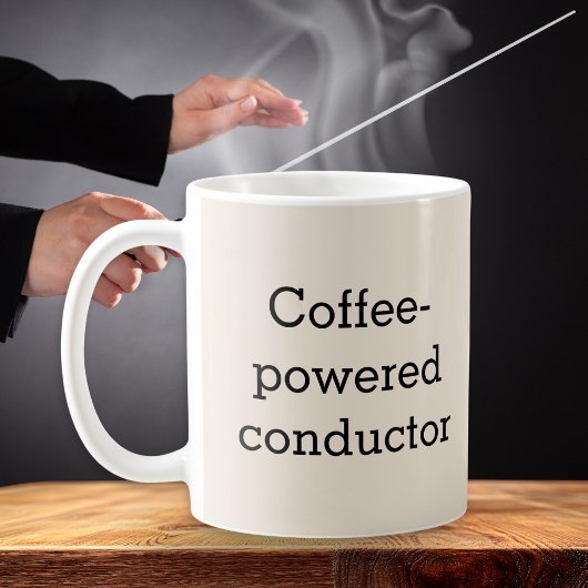 Mug Chef d'orchestre propulsé au café