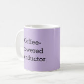 Mug Chef d'orchestre propulsé par le café (Devant gauche)