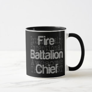 Mug Chef du bataillon des pompiers Extraordinaire