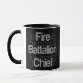 Mug Chef du bataillon des pompiers Extraordinaire (Gauche)