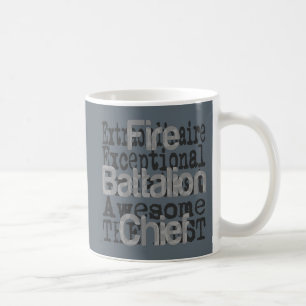 Mug Chef du bataillon des pompiers Extraordinaire