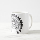Mug Chef du crâne indien (Devant droit)