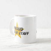 Mug Chef du personnel fier (Devant gauche)