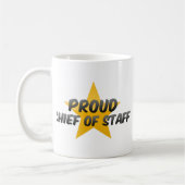 Mug Chef du personnel fier (Gauche)