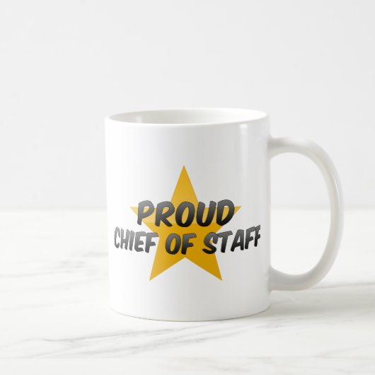 Mug Chef du personnel fier (Droite)