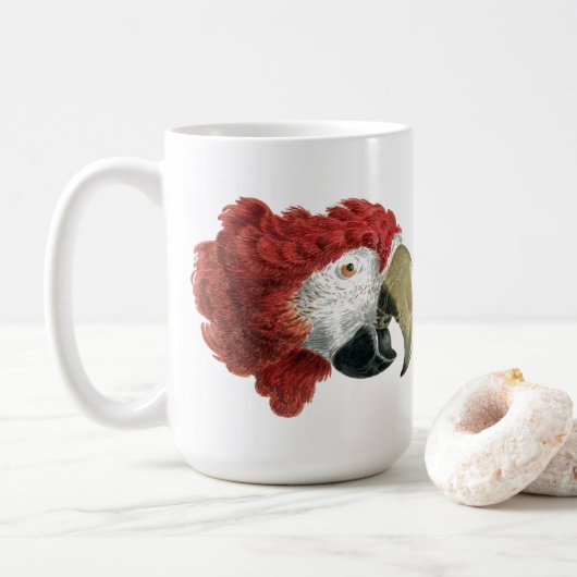 Mug Chef d'une Macaw (1725-1792) Aert Schouman (Avec donut)