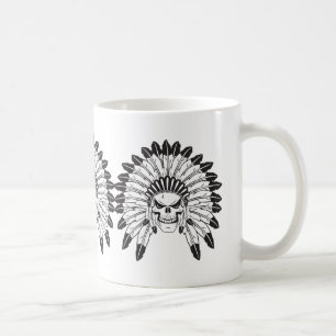 Mug Chef indien du crâne