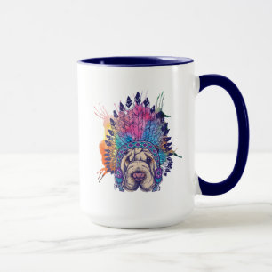 Mug Chef indien indigène de Sharpei