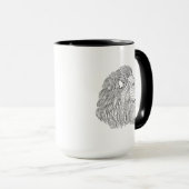 Mug Chef inspiré 5 de lion (Devant droit)