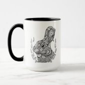 Mug Chef inspiré de lapin en guirlande (Gauche)