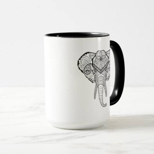 Mug Chef inspiré d'éléphant (Devant droit)