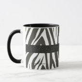 Mug Chef : "Meilleur Patron du monde" Zebra Stripes G (Gauche)