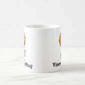 Mug Chef mignon avec Cravate en cou et plateau de serv (Centre)