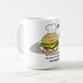 Mug Chef Papa Continue À Flipper Ces Blagues Fête des (Devant gauche)