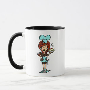 Mug Chef pâtisserie féminine - T-shirts et cadeaux de
