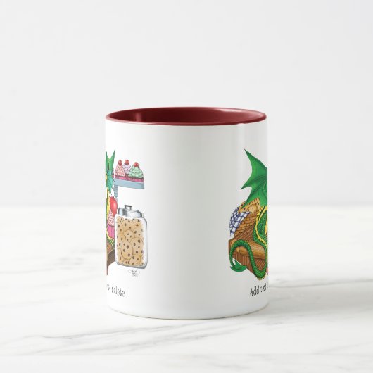 Mug Chef pâtissier Dragon Vert (Centre)