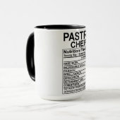 Mug Chef pâtissier Nutrition Fiches (Devant gauche)