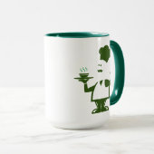 Mug Chef tenant un bol de soupe (Devant droit)