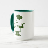 Mug Chef tenant un bol de soupe (Devant gauche)