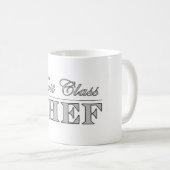Mug Chefs élégants d'amusement : Chef de première (Devant droit)