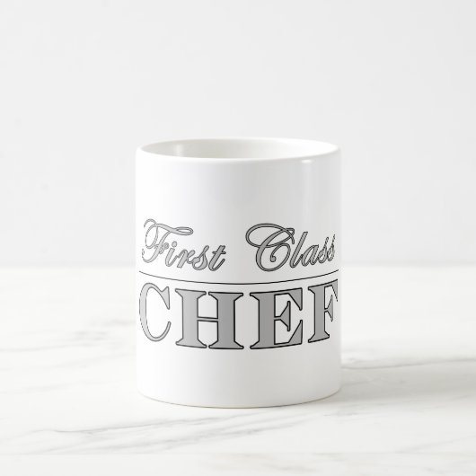 Mug Chefs élégants d'amusement : Chef de première (Centre)