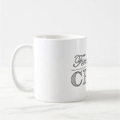 Mug Chefs élégants d'amusement : Chef de première (Gauche)